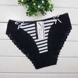 Top Fashion Striped Panties Lingerie Underwear