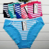 Top Fashion Striped Panties Lingerie Underwear